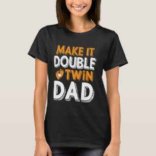 T-shirt Faire Double Twin Papa Novelty Drôle Papa Humour g
