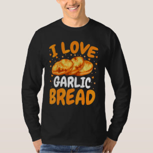T-shirt Faire du pain Boulanger J'adore le pain à l'ail