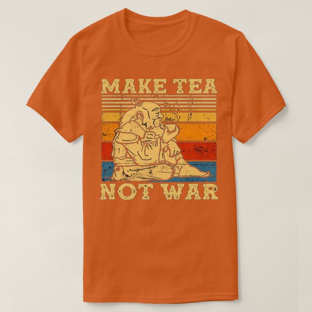 T-shirt Faire du thé pas la guerre 5 (Design devant)