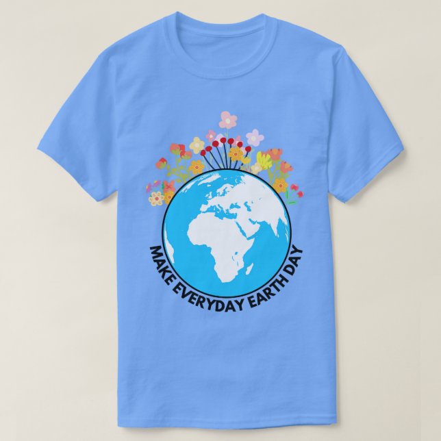 T-shirt Faire Jour des terres quotidien 5 (Design devant)