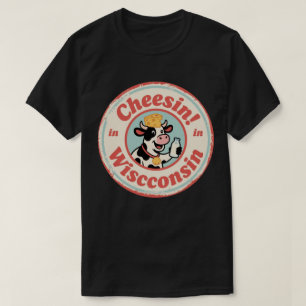 T-shirt Faire la tronche dans le Wisconsin _ Rétro illustr