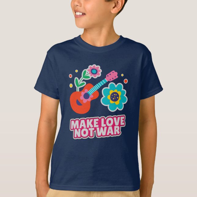 T-shirt Faire l'amour pas la guerre (Devant)