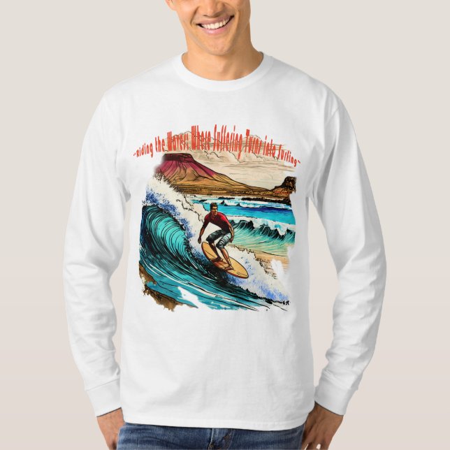 T-shirt Faire Le Tour De La Vague (Devant)