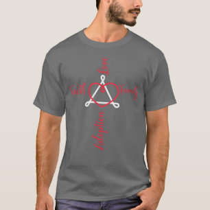 T-shirt Faire-part d'adoption Famille Amour