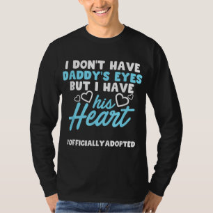 T-shirt Faire-part d'adoption Famille Cadeaux Papa Coeur