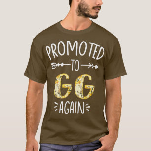 T-shirt Faire-part de grossesse Bientôt être de nouveau Gg