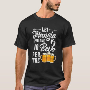 T-shirt Faire-part De Grossesse Elle Mange Pour Deux Je Bo