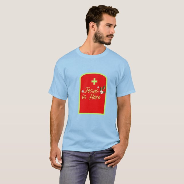 T-shirt Faire place à sa présence dans nos vies (Devant entier)