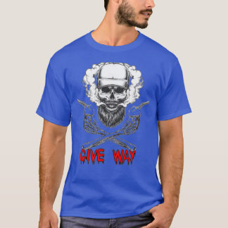 T-shirt Faire place au conducteur de camion barbu