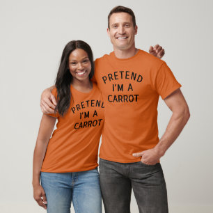 T-shirt Faire semblant d'être une carotte amusante fête Co
