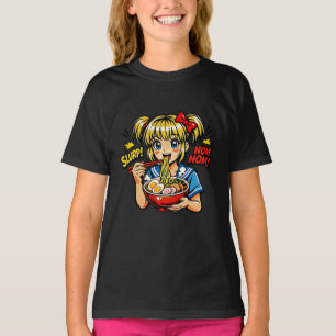 T-shirt Faire Slurp Nom Anime Fille Ramen Nouilles