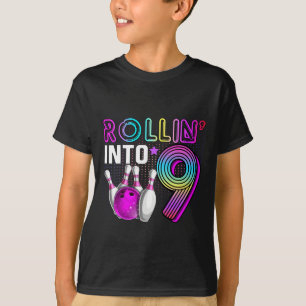 T-shirt Faire son entrée dans un anniversaire de bowling p