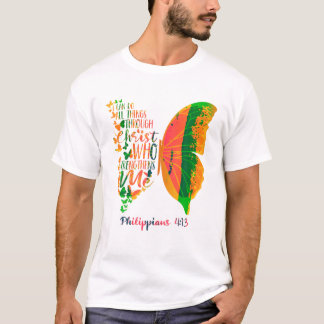 T-shirt Faire Toutes Les Choses Par Le Christ