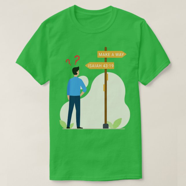 T-shirt Faire un chemin (Design devant)