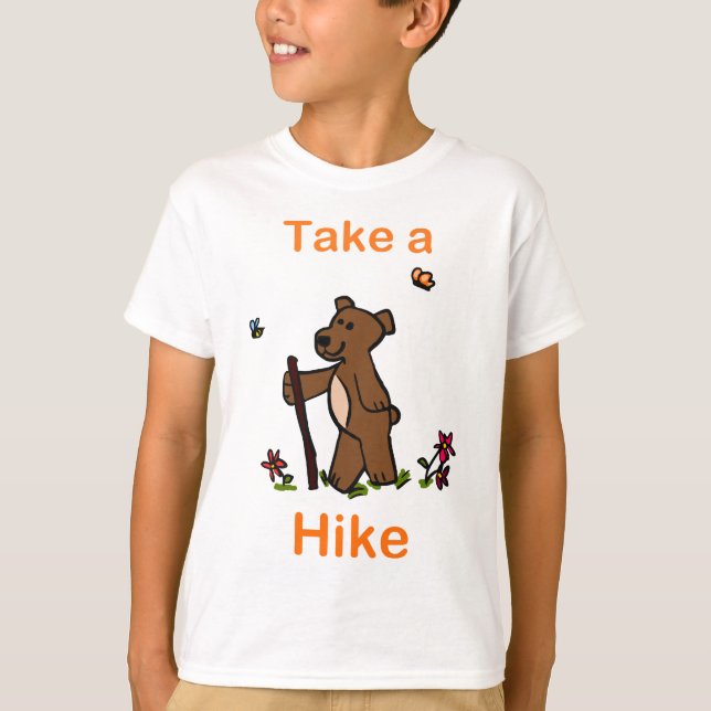 T-shirt faire une randonnée (Devant)