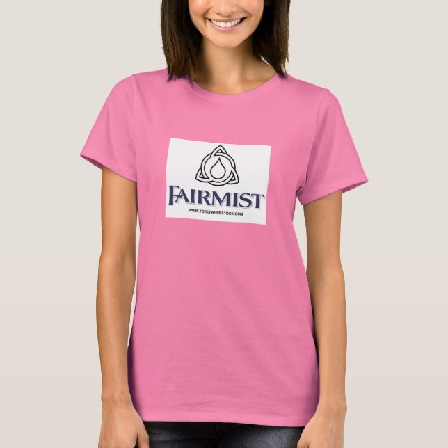 T-shirt Fairmist - Raindrop - Texte bleu ringblade (Devant)