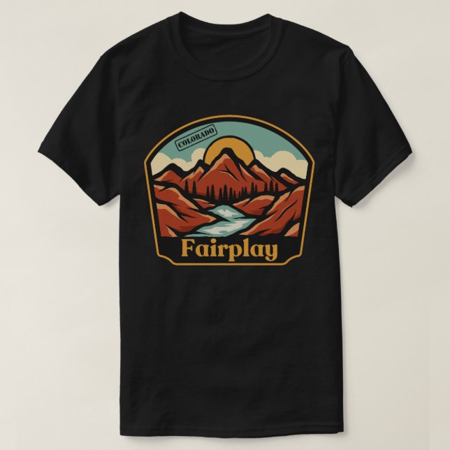T-shirt Fairplay, Colorado (Design devant)