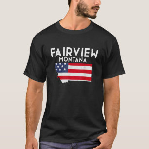 T-shirt Fairview Montana USA State America Travel Montanan