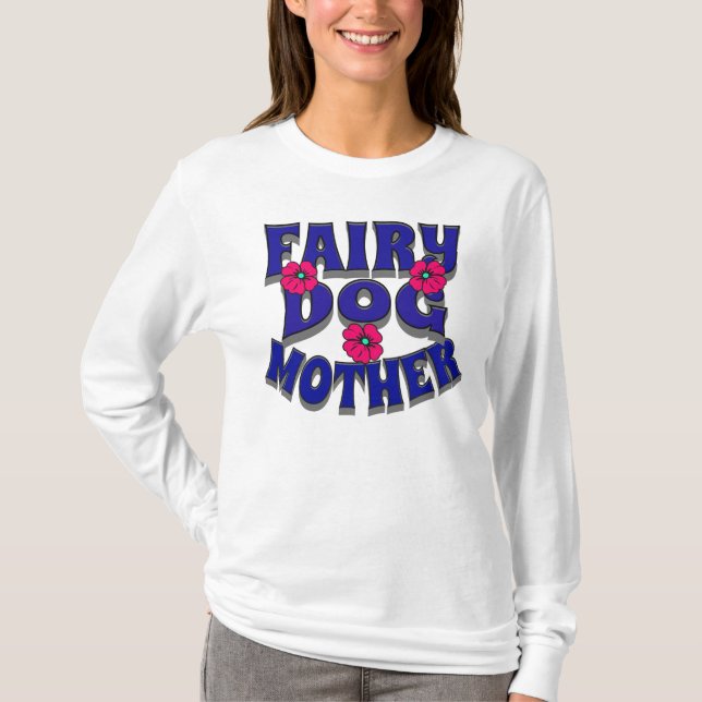 T-SHIRT FAIRY CHIEN MÈRE / AMOUREUX DES CHIENS (Devant)