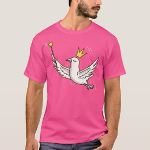 T-shirt Fairy Dove Wildlife Mystical Bird Dove Fairy Lover