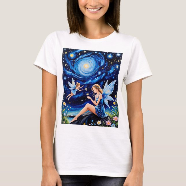 T-shirt Fairy Dreamland Starry Night Tee (Devant)