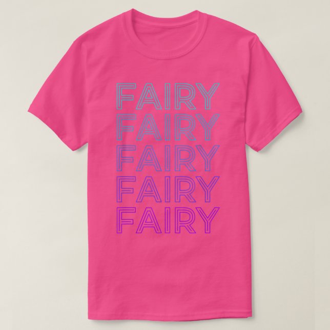 T-shirt Fairy Fairycore Retro (Design devant)