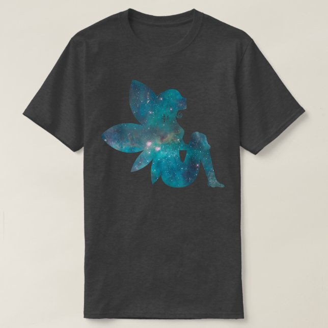 T-shirt Fairy Galay Star Space Magic Sky Fairy Wings (Design devant)
