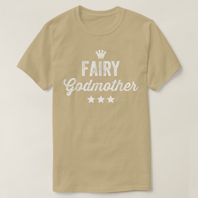 T-shirt Fairy Godmère T Wand Star Spell Imaginaire Cadeau (Design devant)