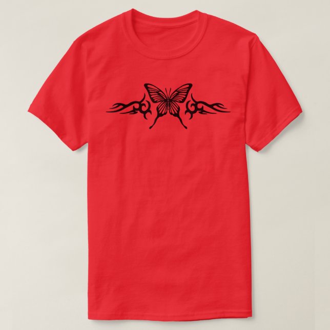 T-shirt Fairy Grunge esthétique Papillon tatouage Fairycor (Design devant)