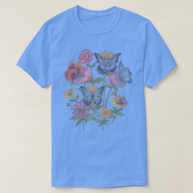 T-shirt Fairy Grunge Papillon Fairycore Esthétique Goth Co (Design devant)