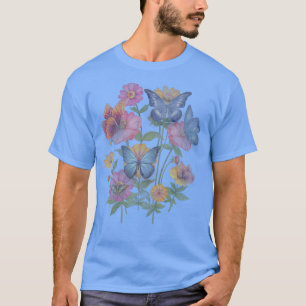 T-shirt Fairy Grunge Papillon Fairycore Esthétique Goth Co