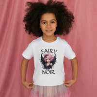 Fairy Noir et rose Pastel Goth Anniversaire