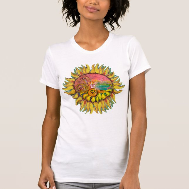 T-shirt FAIRY OF SUNFLOWERS JOUER LYRA Imaginaire Floral (Devant)