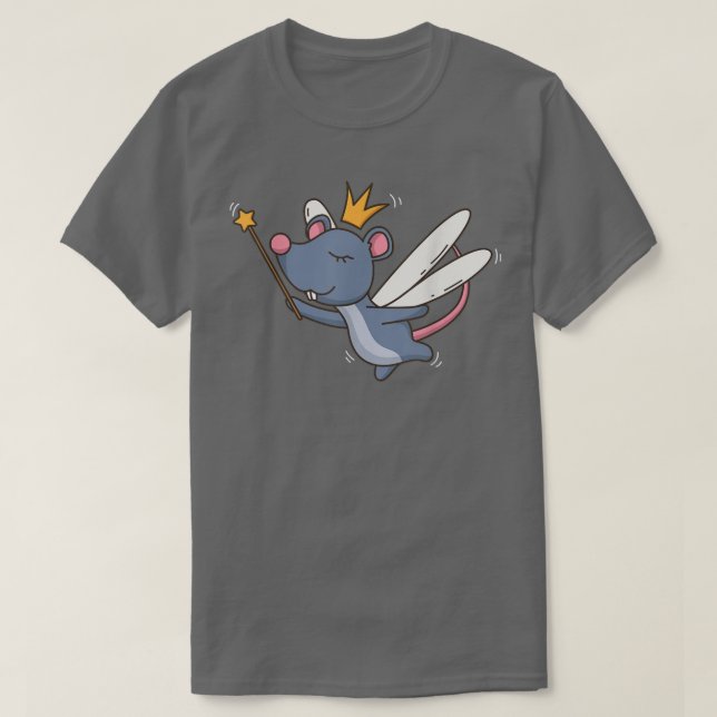 T-shirt Fairy Rat Faune Mystique Rat Animal Rat Fairy Love (Design devant)