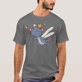 T-shirt Fairy Rat Faune Mystique Rat Animal Rat Fairy Love