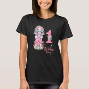 T-shirt Fairy Tale Fairies Princesse Anniversaire 1ère 4e