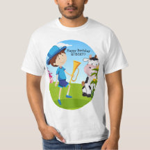 Fairy Tale Fairy TLE PETIT GARÇON BLUE COW CORN HO