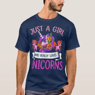 T-shirt Fairy Tale Girls Magique Amoureux des animaux Wome