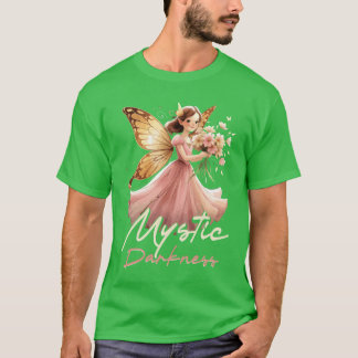 T-shirt Fairycore Dark Fairy Gothique Art Mystic Darkness 