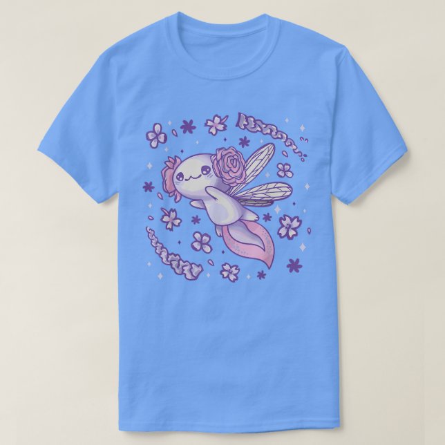 T-shirt Fairycore esthétique Kawaii Aolotl Fairy (Design devant)
