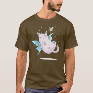 T-shirt Fairycore esthétique mignonne Fairy Kawaii CatT-Sh