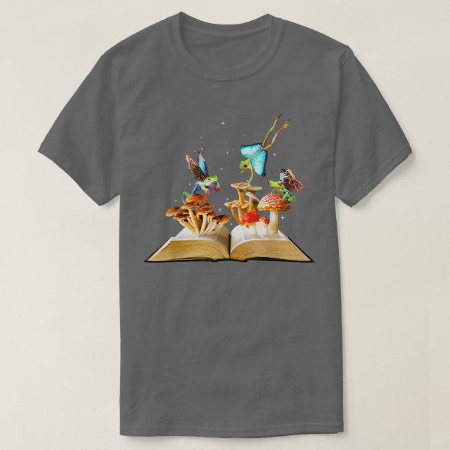 T-shirt Fairycore Goblincore esthétique Fairy Frogs Butter (Design devant)