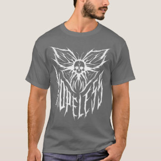 T-shirt Fairycore Grunge Vêtements Gothique Squelette Butt