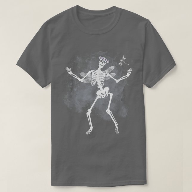 T-shirt Fairycore Skeleton (Design devant)