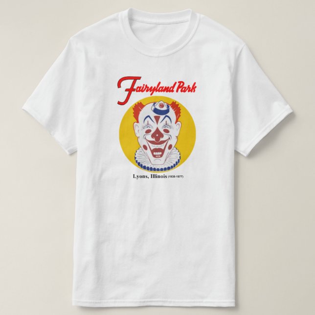 T-shirt Fairyland Amusement Park, Lyon, Illinois, Chicago (Design devant)
