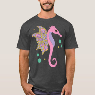T-shirt Fairytale esthétique Fairycore Retro Seahorse