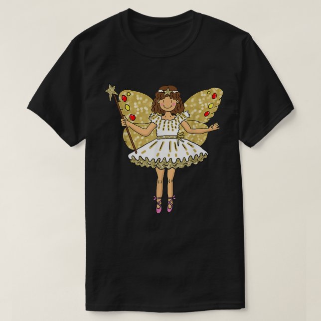 T-shirt Fairytale Princess Dans Ballet Tutu (Design devant)