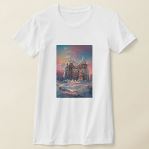 T-shirt Fairytale World, Winter Castle, Snow Castle, Cadea
