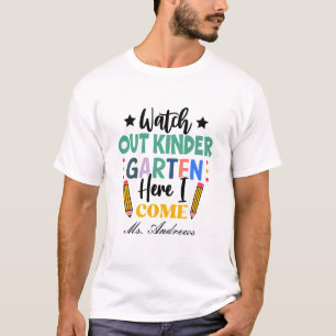 T-shirt Fais Attention À La Maternelle, Je Viens Ici ! Enf