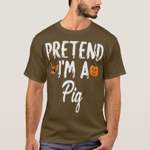 T-shirt Fais Comme Si Je Étais Un Costume D'Halloween Coch